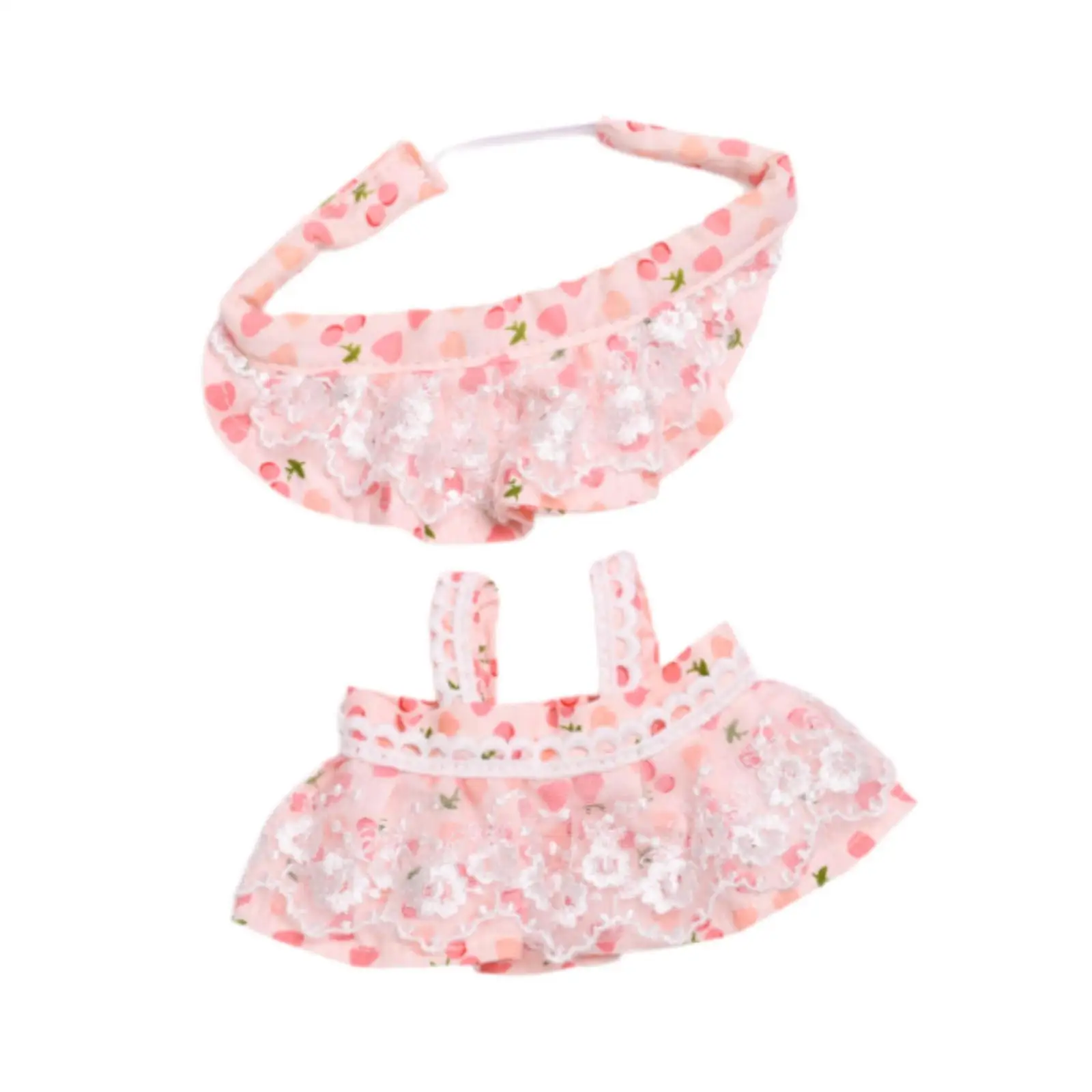 20cm Miniature Dolls Clothes Miniature Clothing Replacement Comfortable Doll Skirt Outifits Doll Clothing for Cosplay Gift