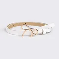 White gold buckle