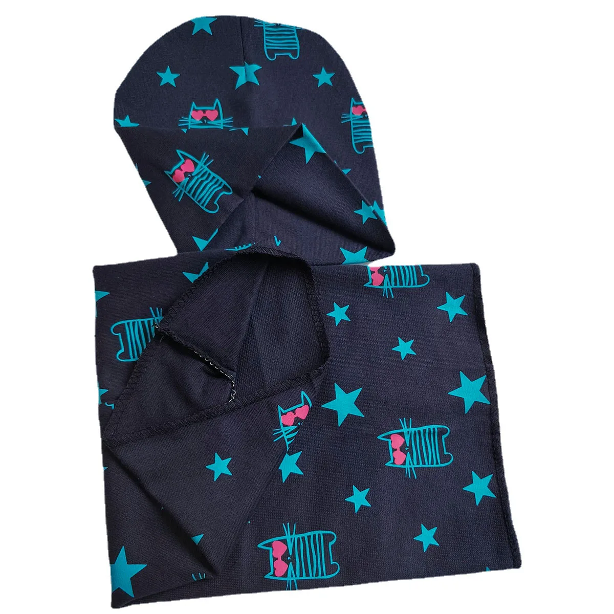 Gorro infantil de felpa con gato suave para invierno - imagen 5