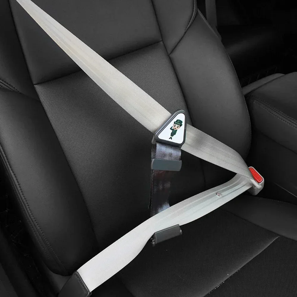 Ajustador fijador de cinturón de seguridad de coche para niños, correa de seguridad Universal para niños, hebilla de cinturón, cinta correctora de cinturón de seguridad, Protector para bebé - imagen 3