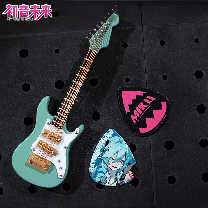 3 uds Hatsune Miku púas de guitarra Multicolor púas de guitarra acrílica para guitarras eléctricas acústicas accesorios de guitarra bajo o ukelele - imagen 3