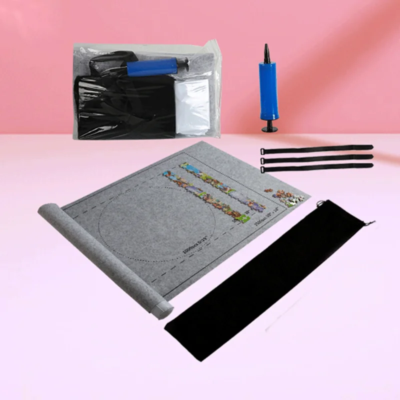 Estera de rompecabezas enrollable para adultos y niños, tablero de rompecabezas grande de 2000 piezas, almacenamiento de rompecabezas fácil, Ahorrador de rompecabezas, 1500 - imagen 3