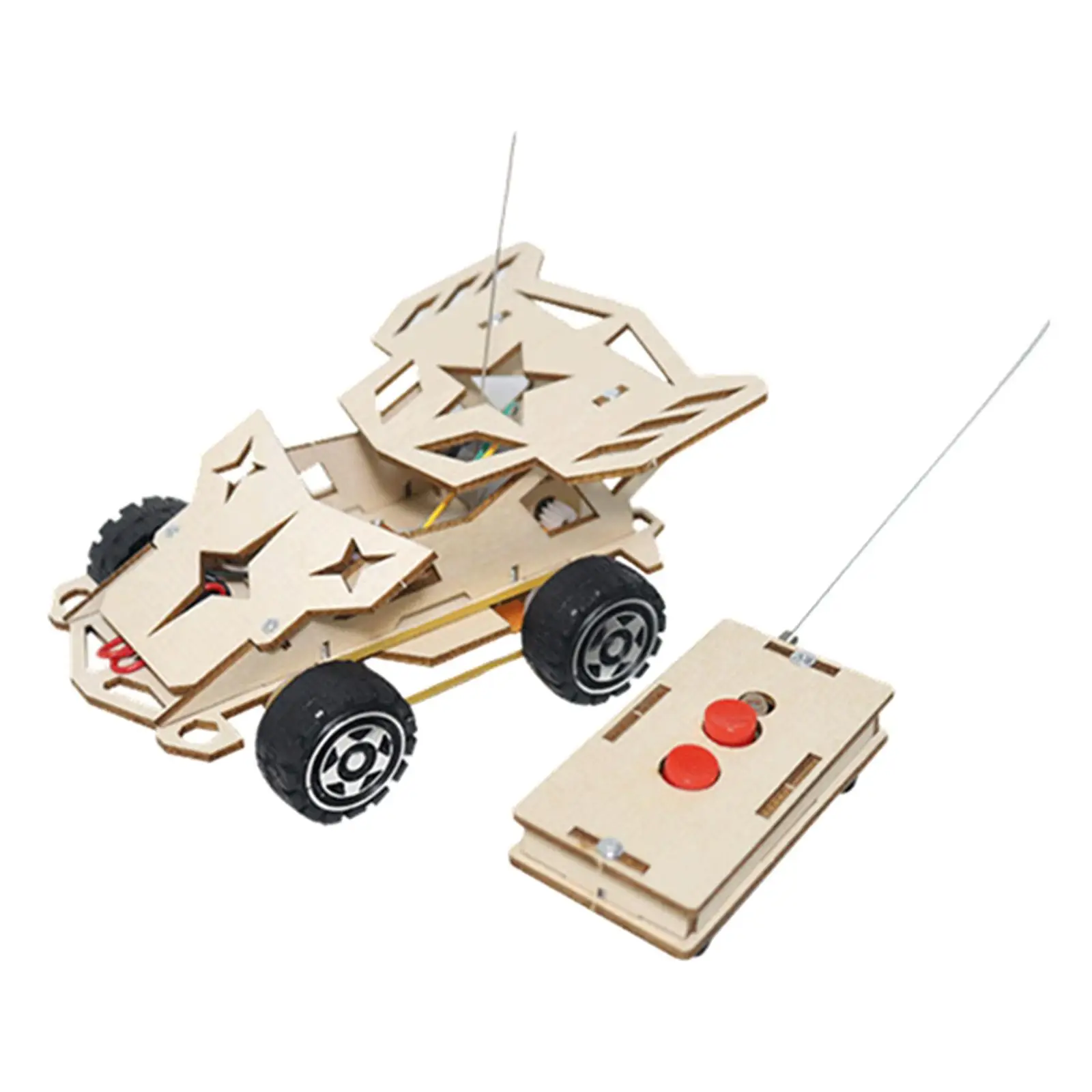 DIY Mini Remote Control Car Toy DIY Building Toy Classroom Teaching for Kids