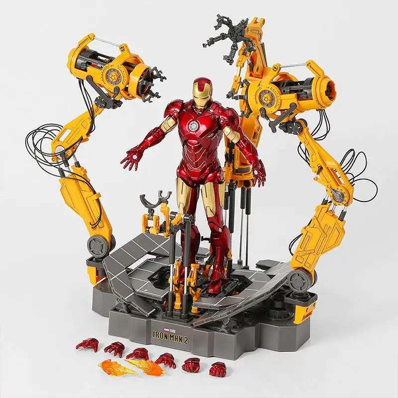 Zd Toys Marvel Iron Man MARK4 con traje de pórtico figura de acción 1/10 Tony Stark modelo figura juguete para regalo coleccionable para niños - imagen 2