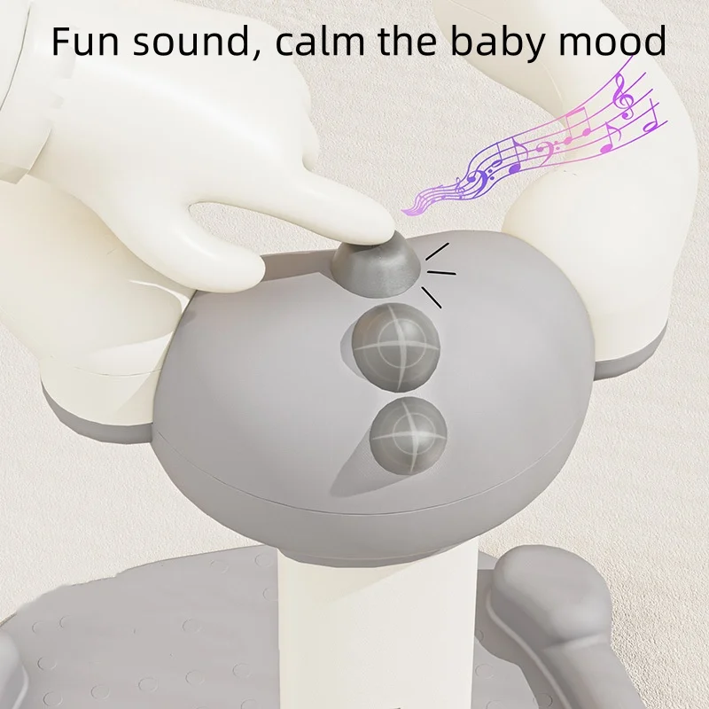 Baño de pie para bebé de 6 a 24 meses con soporte de altura ajustable, reposabrazos para lavado de bebé, mesa de baño de pie para bebé - imagen 3