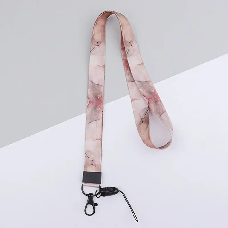 Brown  lanyard