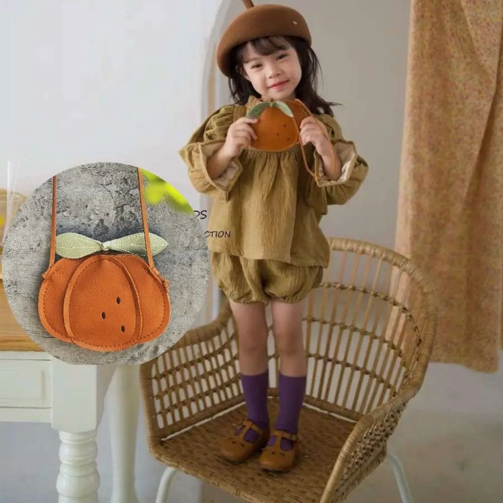 Regalo para niños Mariquita Pera Dibujos animados Lindo bolso cruzado Bolsos Regalo Mini bolsas