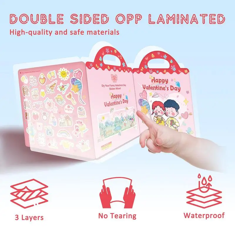 Libro de pegatinas preescolares, libro de actividades de dibujos animados, actividades de aprendizaje preescolar, juguetes educativos, materiales de aprendizaje para niños y niñas - imagen 3