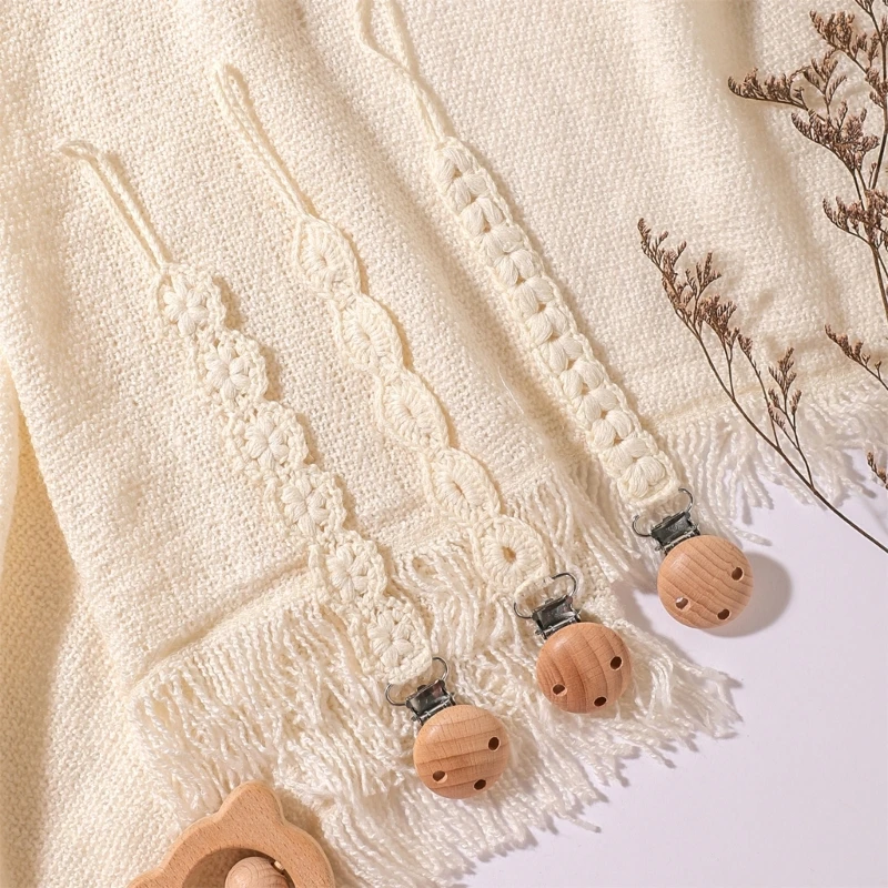 M76C 3 uds cadena para chupete bebé soporte para chupete infantil para niños pequeños correa para chupete