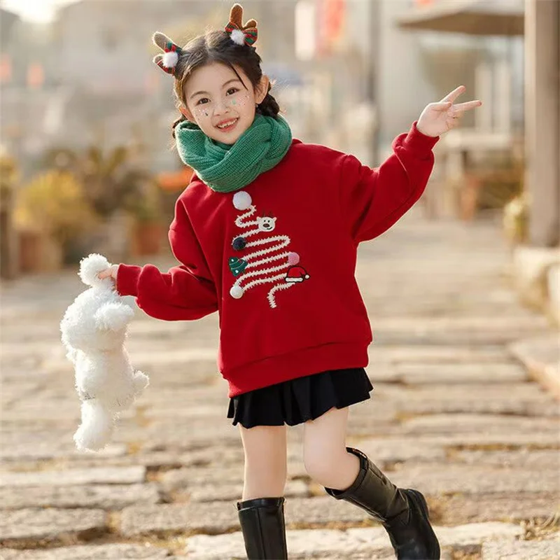 Abrigo de invierno terciopelo grueso con capucha para niños - imagen 3