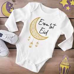 Pelele Eid Ramadán para bebé con nombre bordado