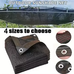 1 tela de vela parasol: bloqueador de viento y pantalla de privacidad con ojales, malla transpirable para patio, jardín, pérgola y invernadero