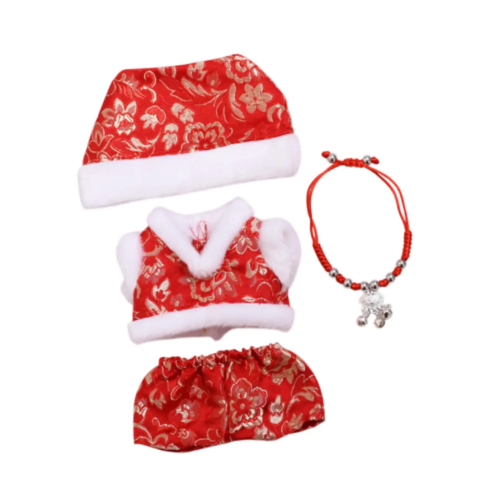 Doll Clothing Set for 15cm Doll with Detachable Accessories and Decorative Elements Doll Clothing Set for 15cm Doll with Detachable Accessories and Decorative Elements