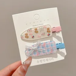 Pinza floral pico de pato para niña – Estilo coreano sweet