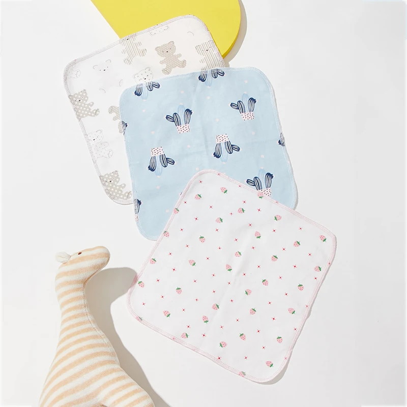 Toalla de algodón para la cara del bebé, artículos para bebé recién nacido, Baberos para bebé, pañuelo, toalla suave para Saliva, paños para eructar para alimentación