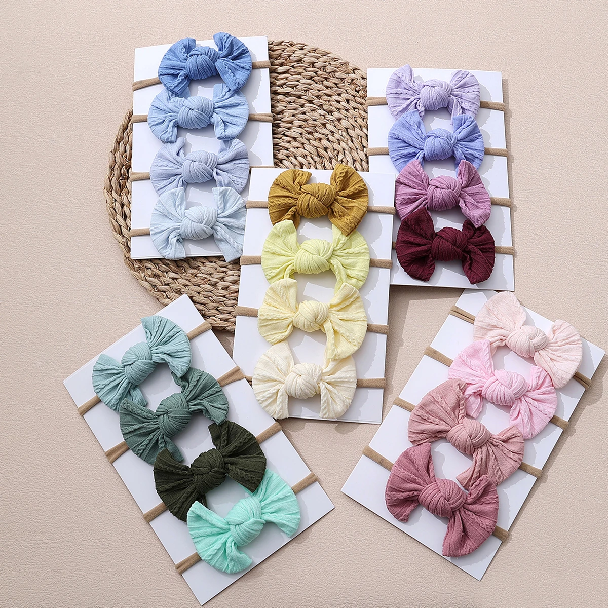 Diademas elásticas con lazo para bebé y recién nacidos - imagen 4