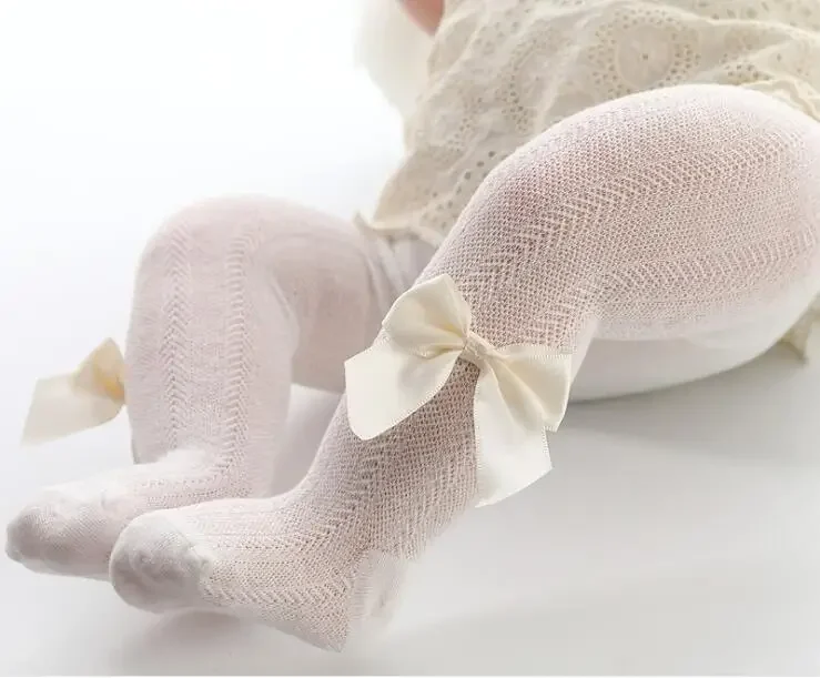white mesh bow