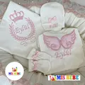 Pink-4-PCS(Blanket+overalls+hat+gloves)