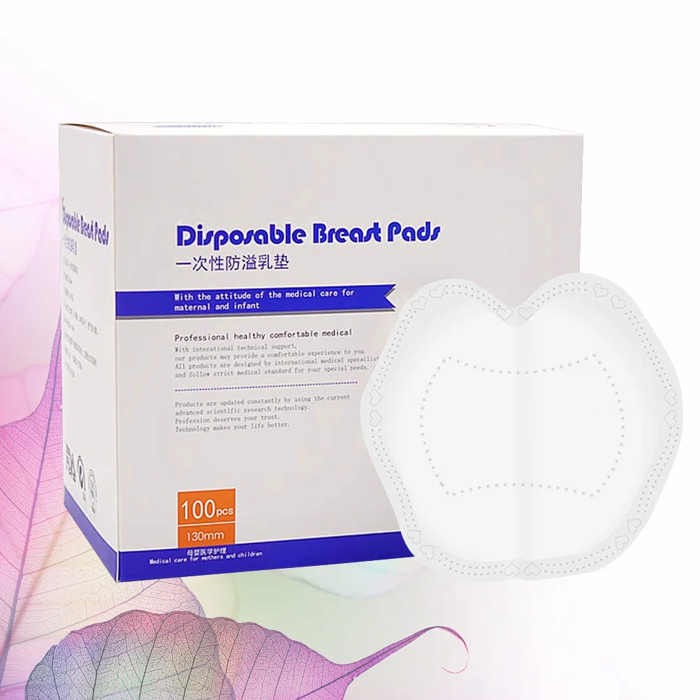 100 Uds. Almohadillas de lactancia desechables a prueba de fugas 130Mm gruesas transpirables para madres lactantes accesorios de maternidad