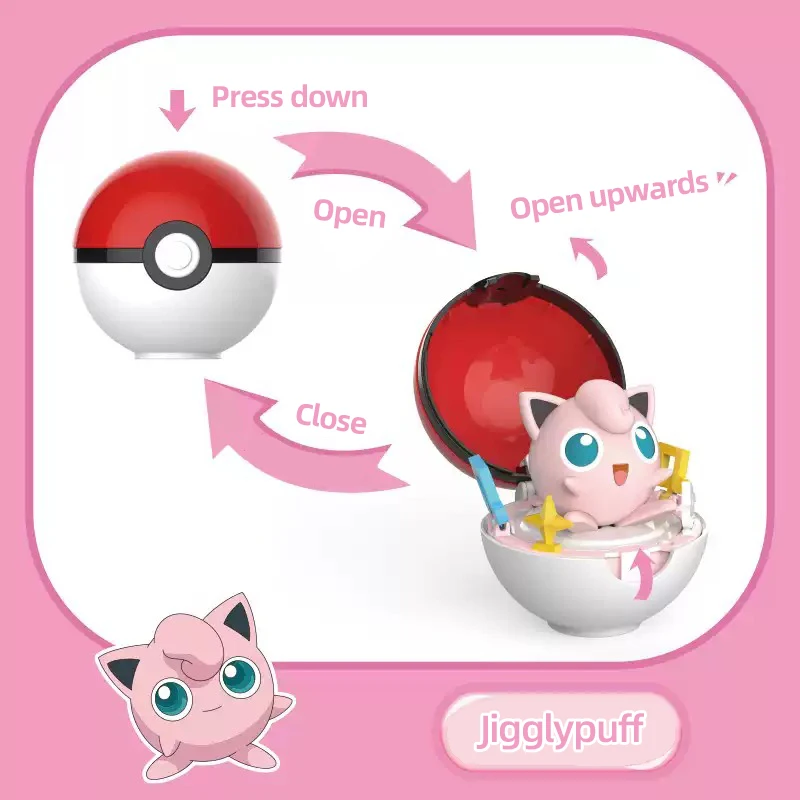 Figuras Pokémon con Pikachu y Pokeball – Regalo ideal para niños - imagen 5