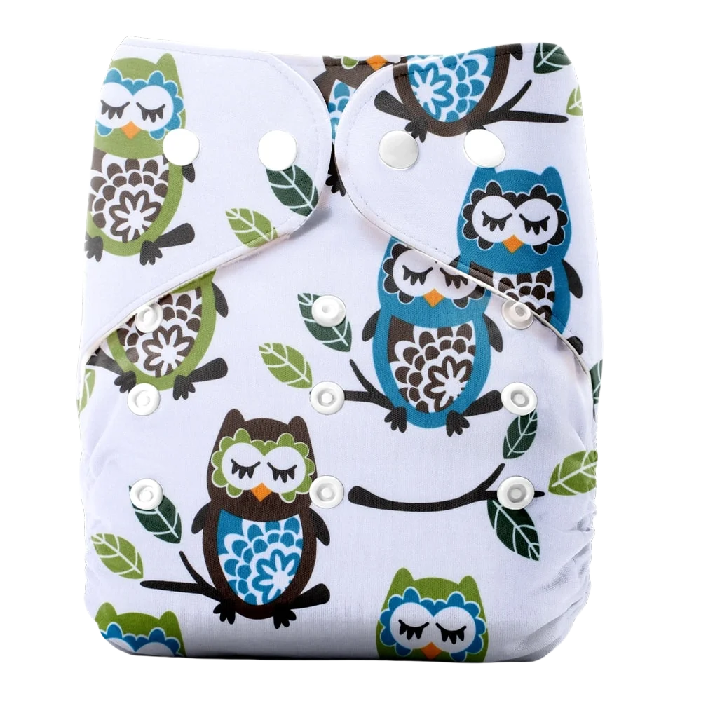 Pororo Pañal de tela para bebé, forro polar ajustable, lavable, impermeable, transpirable, reciclable, adecuado para niños de 1 a 3 años