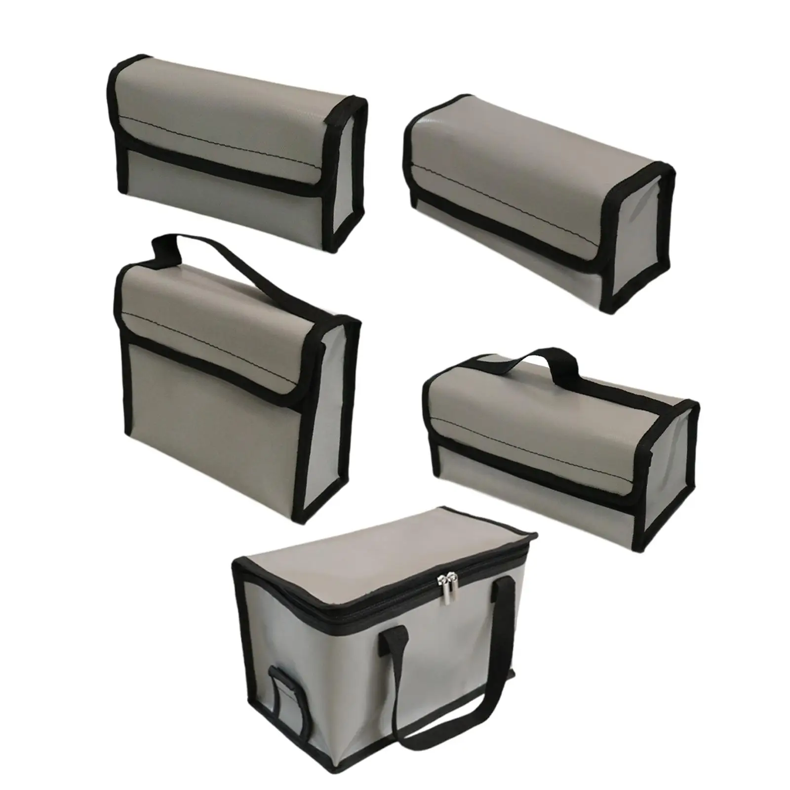 Bolsa de almacenamiento de batería, organizador para transporte de batería Lipo ignífuga, cubierta protectora, bolsa Lipo para baterías de teléfonos móviles - imagen 2