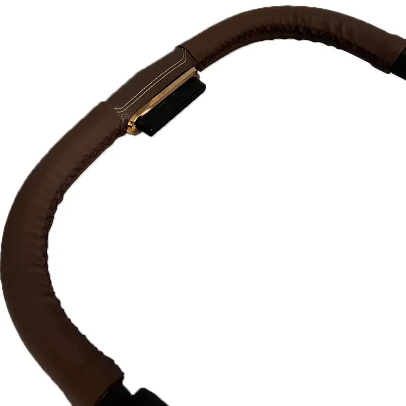 Diy cochecitos de bebé personalizados reposabrazos manija Funda de cuero para Bugaboo Bee Cameleon Fox Valco Mutsy Cybex Stokke accesorios para cochecito - imagen 3