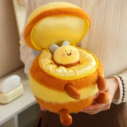 Peluche abeja con cremallera – Almohada infantil de dibujos animados
