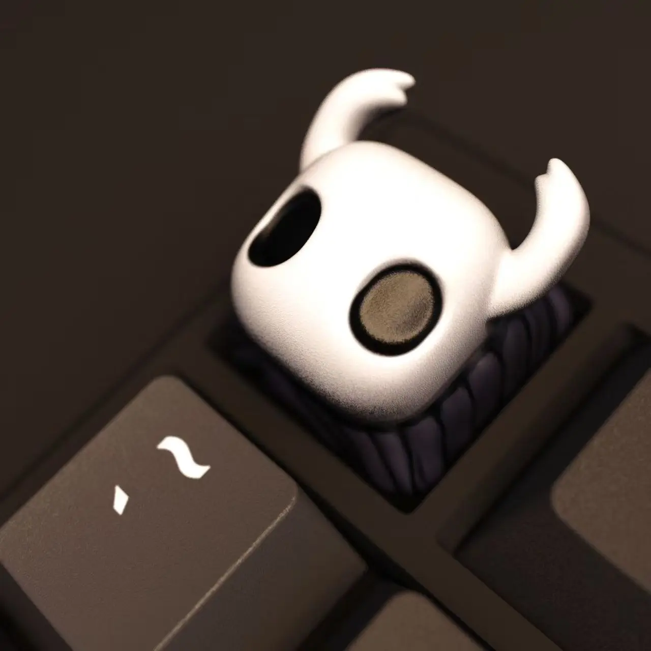 Hollow Knight Keycap único transparente Kawaii Hornet creativo Keycap resina Teclado mecánico personalizado Esc juego periférico - imagen 5
