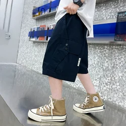 Pantalones cortos para niños de secado rápido, holgados de verano