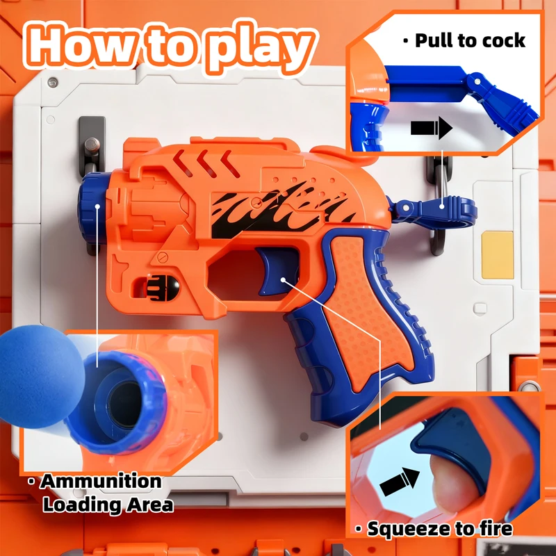 Pistola de balas suaves con ventosa – Juego seguro al aire libre - imagen 5