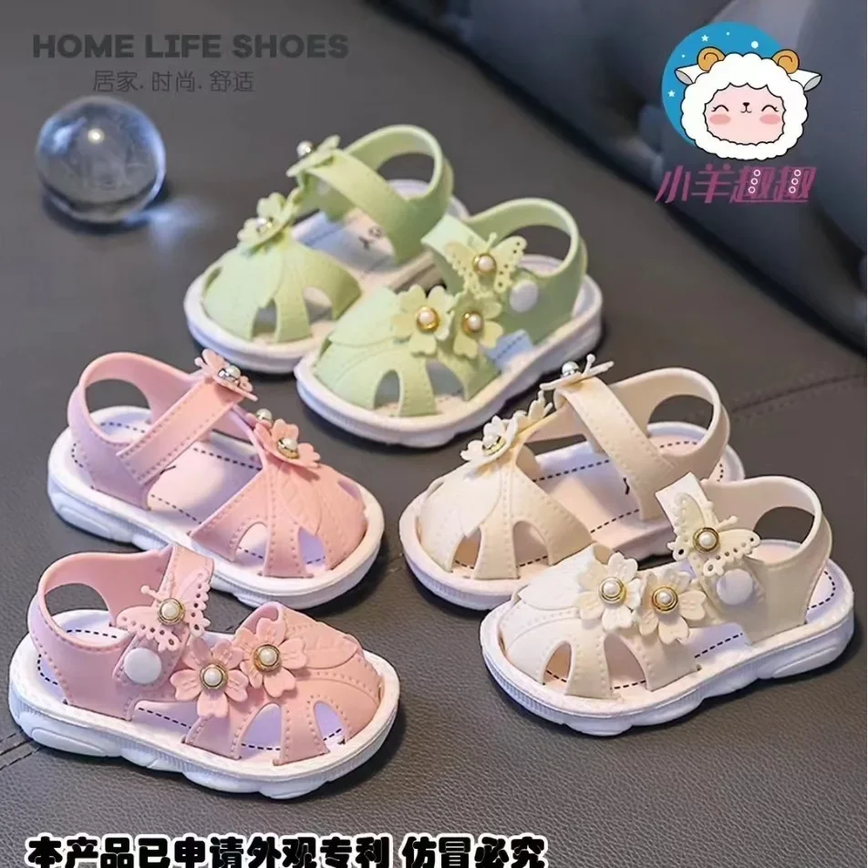 Sandalias transpirables para niños con suela blanda antideslizante - imagen 2