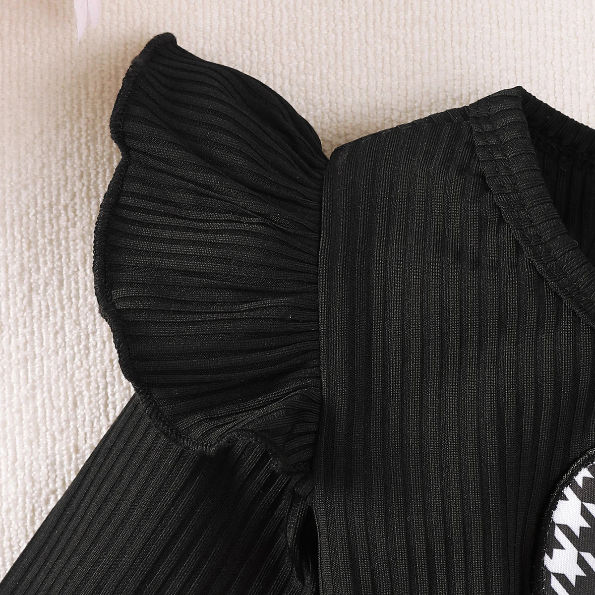 Pelele para bebé recién nacido de 1 a 18 meses, mono de manga larga a cuadros a la moda para bebé, mono de otoño con sombrero bonito, conjunto de 2 uds. - imagen 4