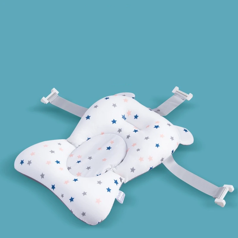 Estera de soporte para asiento de baño de bebé, cojín antideslizante para el cuerpo de los niños, almohadilla para bañera de bebé, silla, almohada para bañera para recién nacidos, red de ducha para niños pequeños - imagen 2