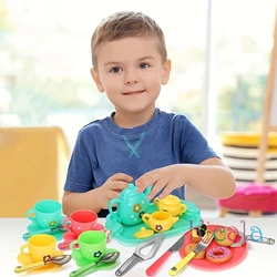 Juego de té infantil con tetera y vajilla – Regalo para niños