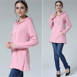 Sudadera con capucha para maternidad y lactancia – Cómoda y práctica para mamás