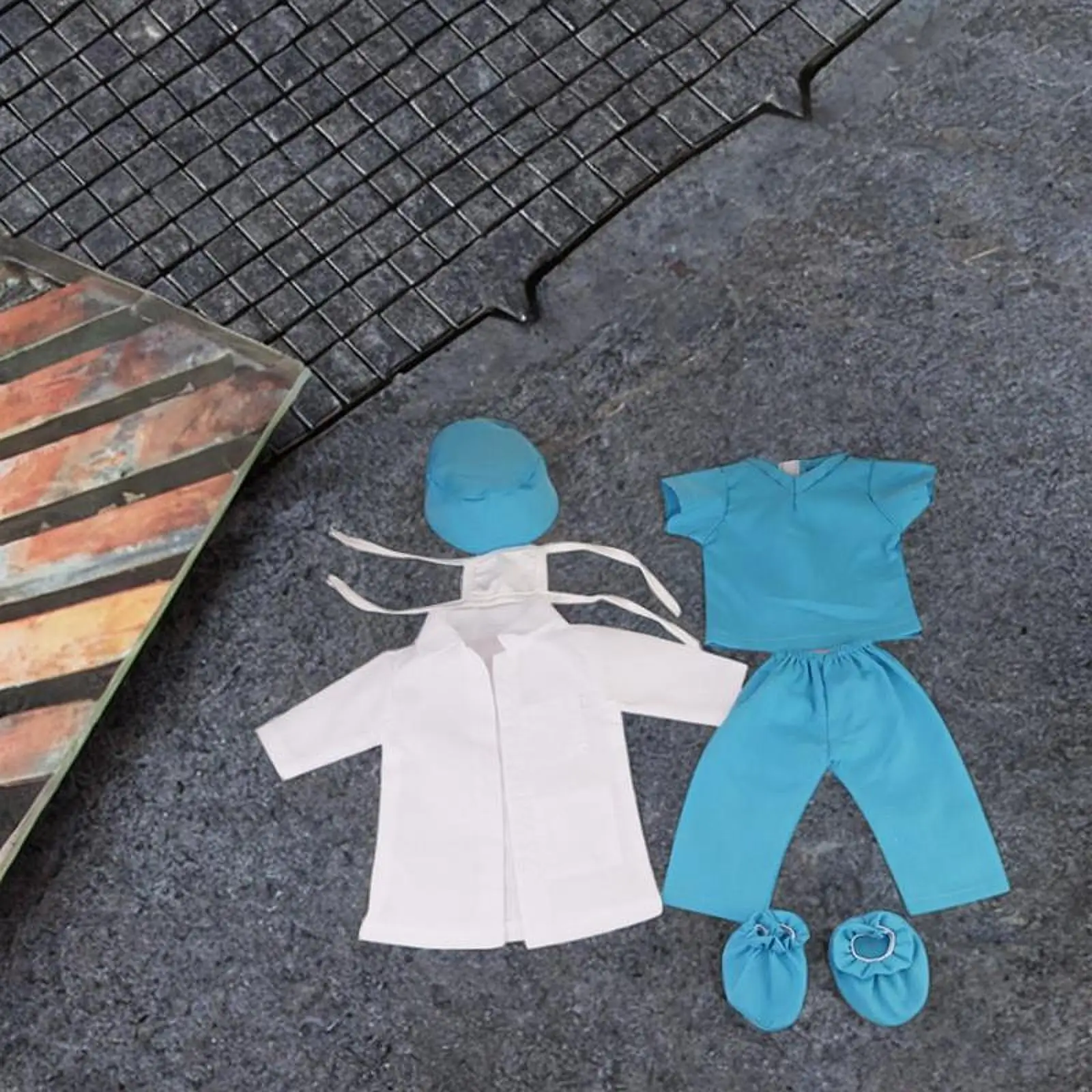 Doll Uniform 18icn Doll Doctor Outfit for Kids 18in Girl and Boy Dolls Girls