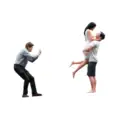 White Couple Set