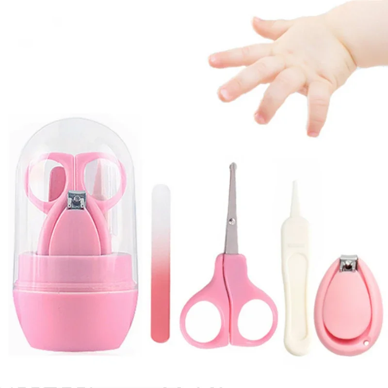 Cortauñas portátil seguro, pinzas con caja, Kit de manicura para niños, tijera para uñas para bebés recién nacidos, herramienta para el cuidado de las uñas del bebé - imagen 4