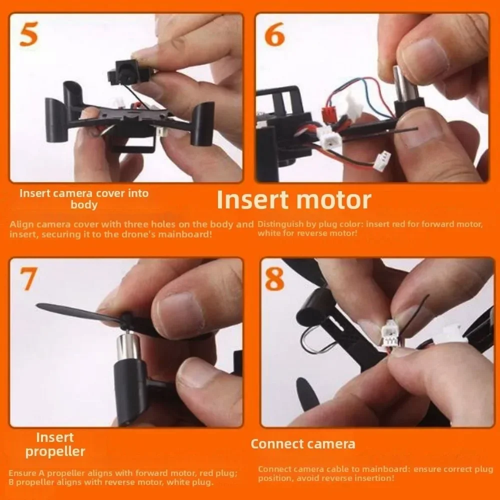 Dron infantil con mando a distancia – Mini cuadricóptero RC para niños - imagen 3