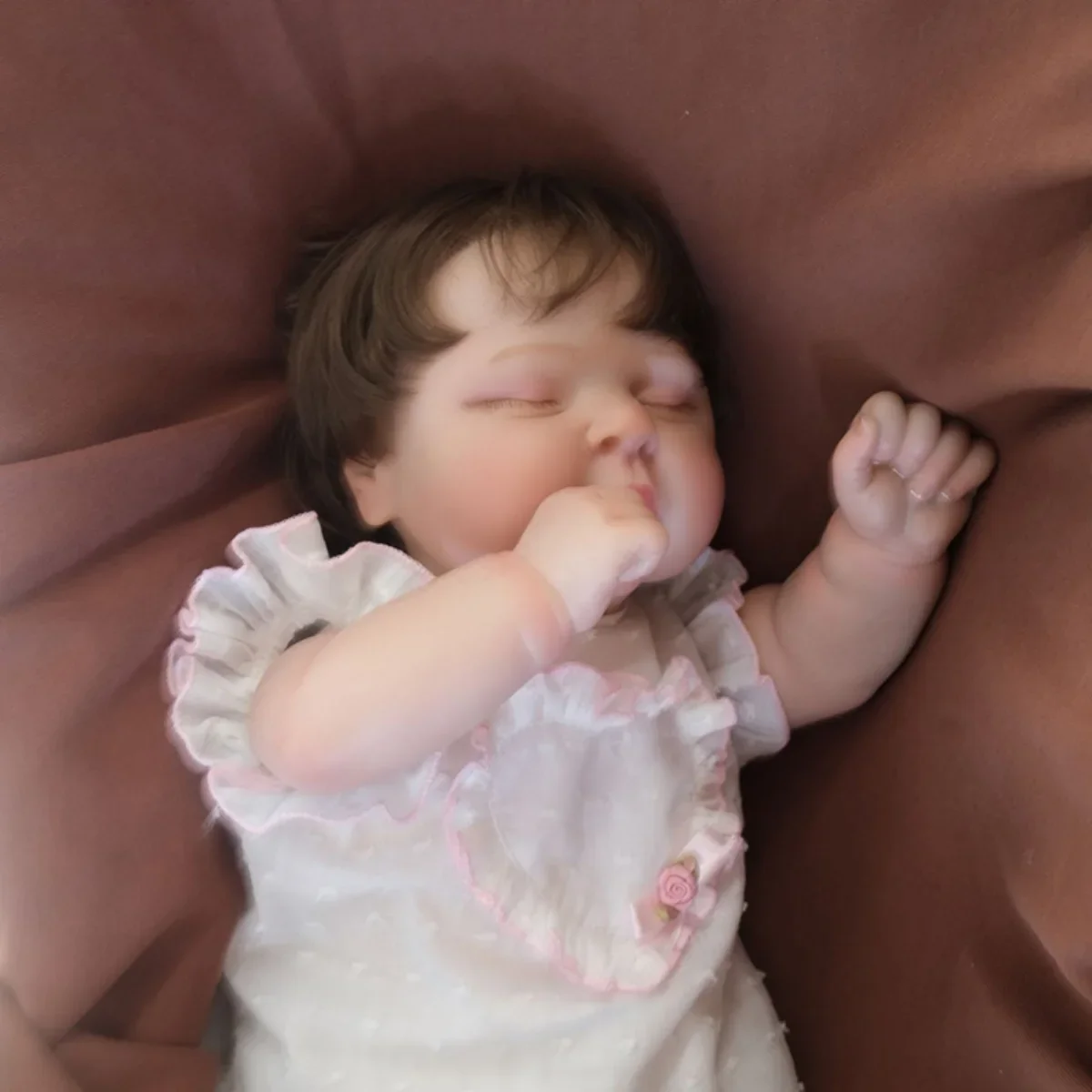 Bebe Peaches muñeca reborn realista para recién nacidos dormilona - imagen 3