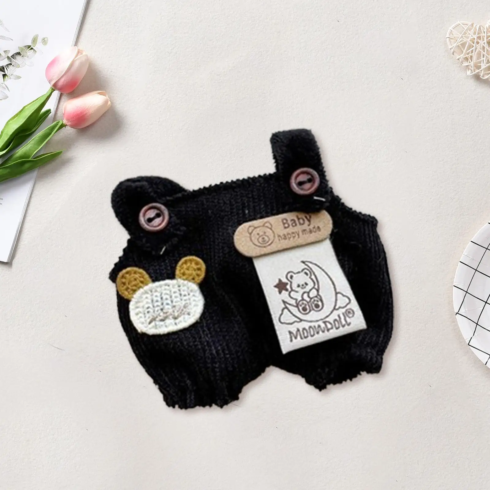 Plush Doll Clothes Comfortable Dress up Plush Doll Accessories Doll Clothes Doll Outifits for Pendant Doll Girls Doll 17cm Doll
