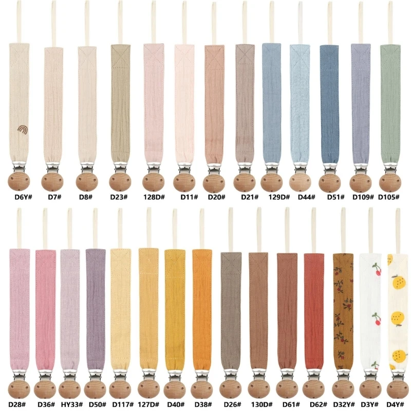 Cadena de algodón suave para chupete de bebé, soporte para pezones, juguete para niños pequeños, regalo para Baby Shower