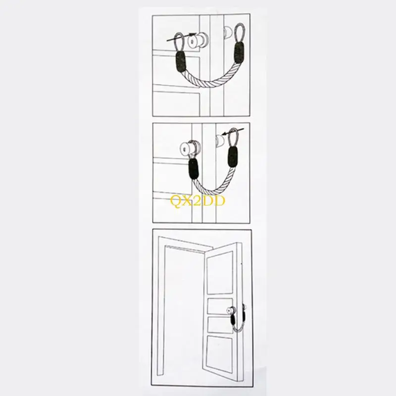 Protector antipillizco para puertas – Cuerda tope seguridad bebé - imagen 5