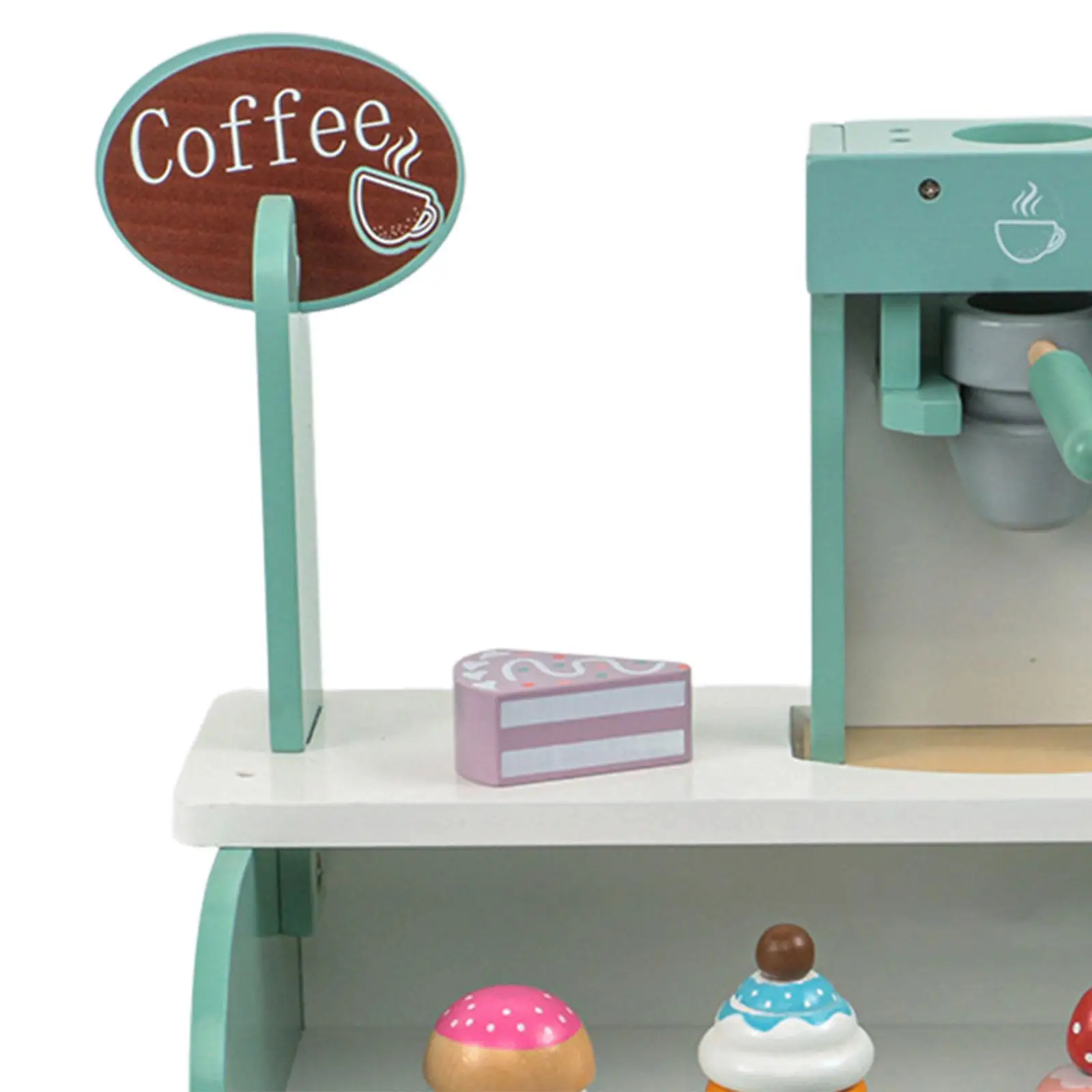 Kids Coffee Maker Playset Toy Kitchen Accessories for Age 3+ Boys Girls