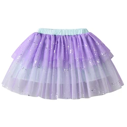 DXTON Falda de ballet con lentejuelas para niña