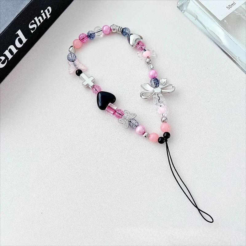 Pulsera antipérdida para móvil infantil con abalorios y lazo colorido - imagen 2