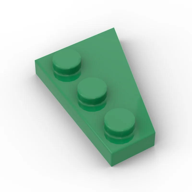 160 Uds piezas MOC 43723 placa de cuña 3x2 ladrillos compatibles izquierda DIY ensamblar bloques de construcción partícula chico rompecabezas cerebro juguete para regalo - imagen 4