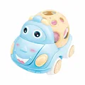 blue car