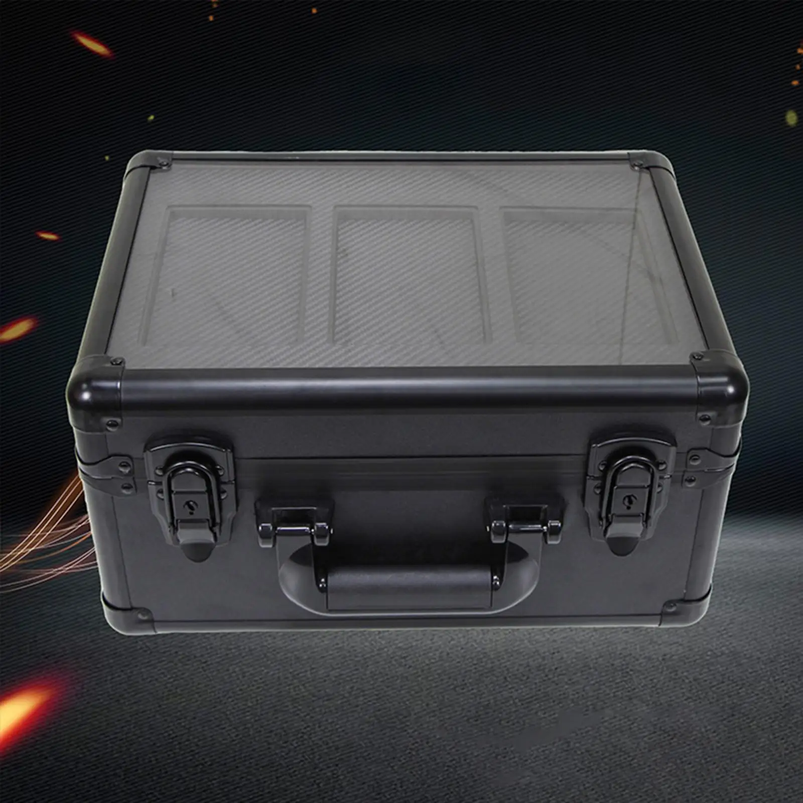 Graded Card Storage Box Card Holder 3 Slots Sturdy Card Slab Carrying Case for